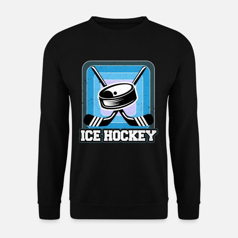 Eishockey - Unisex Pullover - Schwarz