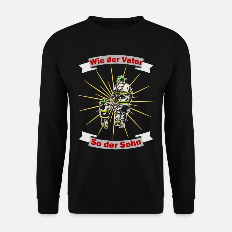 Feuerwehr Geschenk - Unisex Pullover - Schwarz