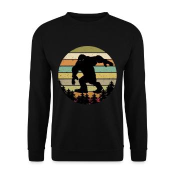 Bigfoot - Sweat-shirt Unisexe - noir - Devant - Alina (178cm) & Michal (187cm)