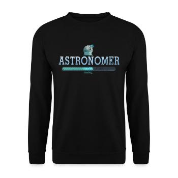 Astronomie planète astronome - Sweat-shirt Unisexe - noir - Devant - Alina (178cm) & Michal (187cm)
