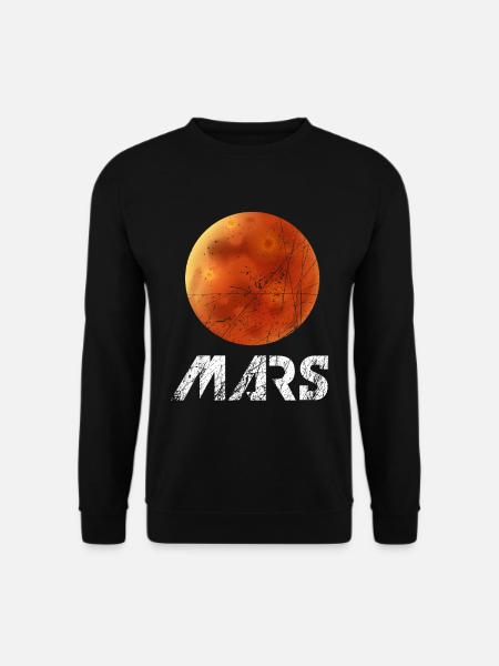 Planète astronomie astronaute planète Mars - Sweat-shirt Unisexe - noir