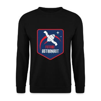 Cadeau drôle de futur astronaute - Sweat-shirt Unisexe - noir - Devant - Alina (178cm) & Michal (187cm)