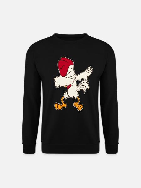 Poulet Coq Poulet Poulet - Sweat-shirt Unisexe - noir