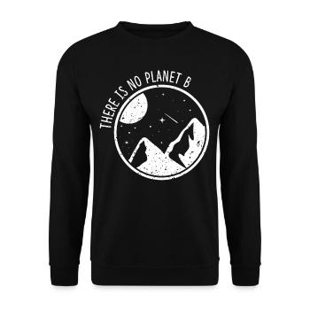 Recyclage Protection de l'environnement Cadeau Mondial Sauver l'environnement - Sweat-shirt Unisexe - noir - Devant - Alina (178cm) & Michal (187cm)