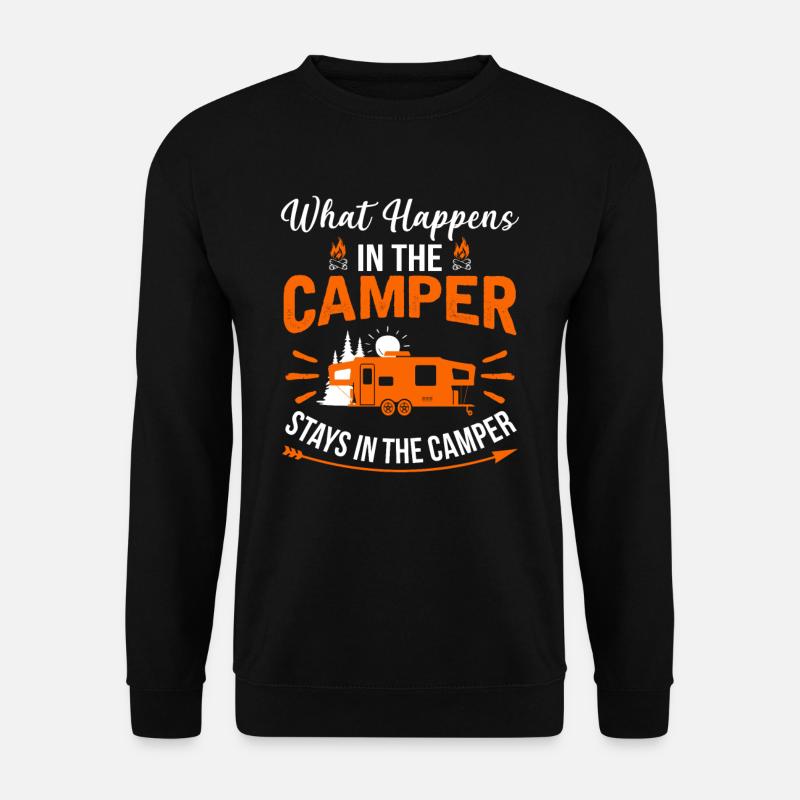 camping - Unisex Sweatshirt - black
