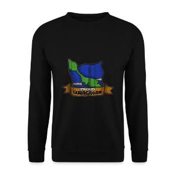 Curaçao Curacao Willemstad - Unisex Pullover - Schwarz - Vorne - Alina (178cm) & Michal (187cm)