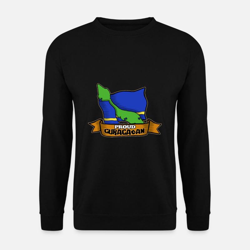 Curaçao Curacao Stolzes Land - Unisex Pullover - Schwarz