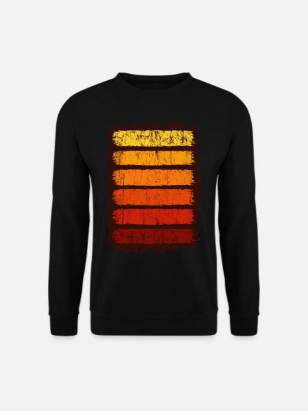 Trendy Abstrakt Design Muster Geometrisch Geschenk - Unisex Pullover - Schwarz