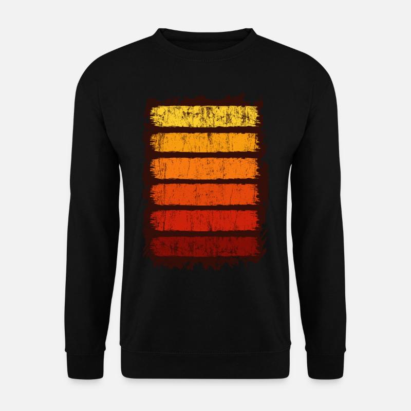 Trendy Abstrakt Design Muster Geometrisch Geschenk - Unisex Pullover - Schwarz