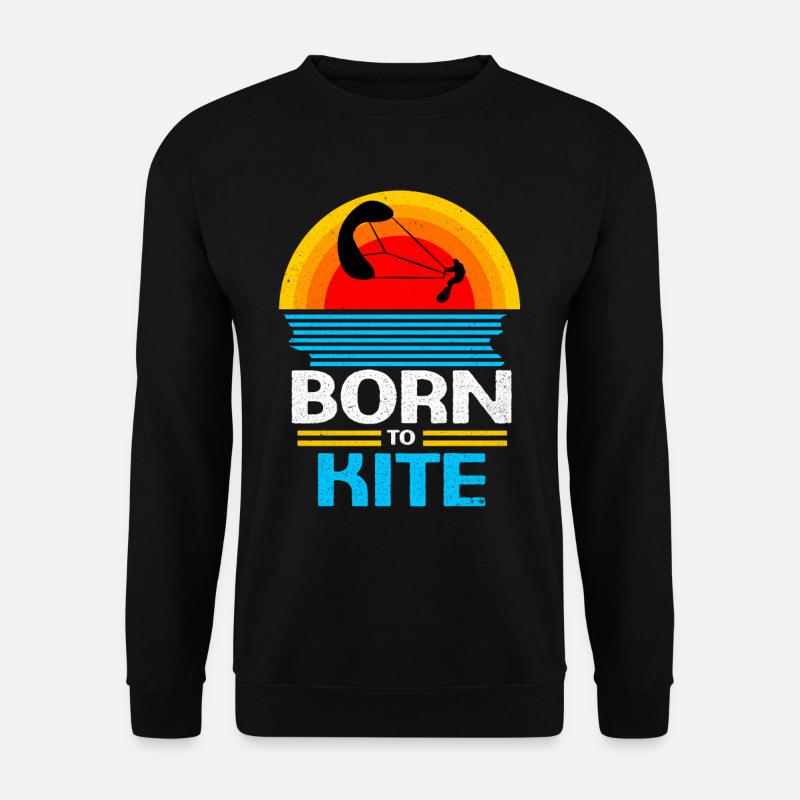 Kiteboard - Unisex Pullover - Schwarz
