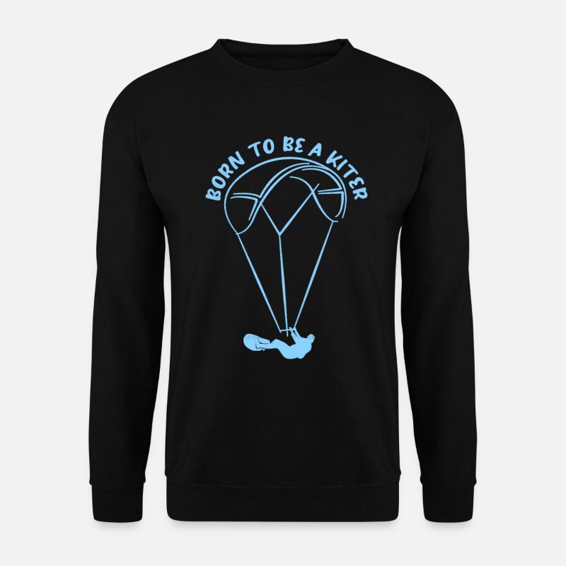 Kiteboard - Unisex Pullover - Schwarz