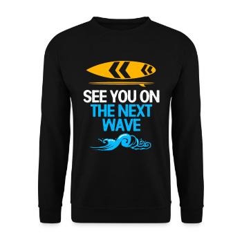 Kiteboard Kite kite-kite-cadeau kite-surf - Sweat-shirt Unisexe - noir - Devant - Alina (178cm) & Michal (187cm)