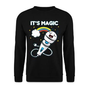 MAGIC MUR VIBRO MASTURBER Féministe - Sweat-shirt Unisexe - noir - Devant - Alina (178cm) & Michal (187cm)
