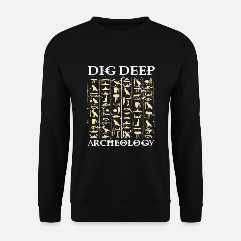 Ikonen Archäologie Entdeckung Geschenk - Unisex Pullover - Schwarz
