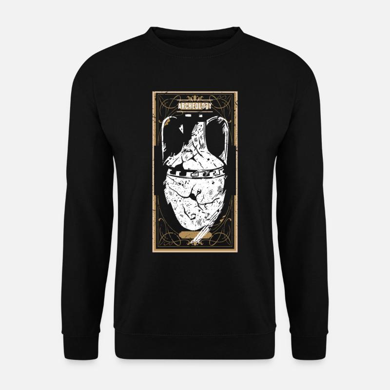 Glass archeology discovery gift - Unisex Sweatshirt - black