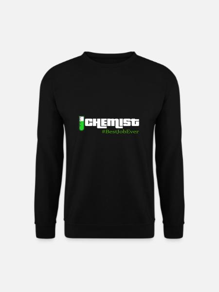 Tube à essai chimiste - Sweat-shirt Unisexe - noir