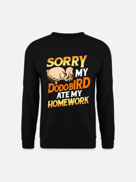 Dodo - Unisex Pullover - Schwarz