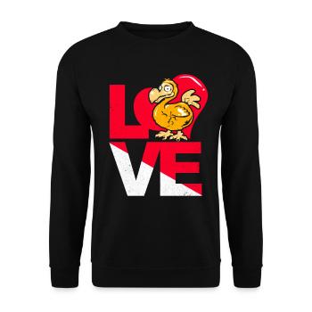 Dodo - Unisex Sweatshirt - black - Front - Alina (178cm) & Michal (187cm)