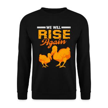 Dodo - Unisex Pullover - Schwarz - Vorne - Alina (178cm) & Michal (187cm)