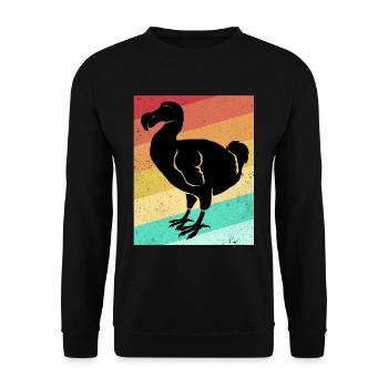 Dodo - Unisex Sweatshirt - black - Front - Alina (178cm) & Michal (187cm)
