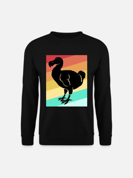 Dodo Geschenk Vogel Urzeit Fossil Archäologie Geek - Unisex Pullover - Schwarz