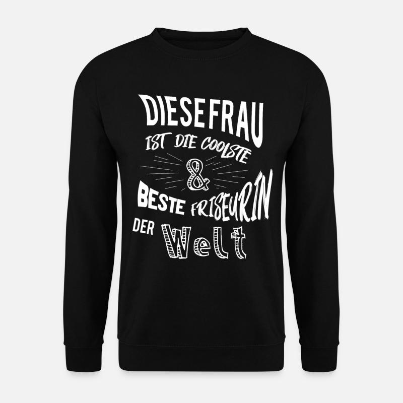 Coiffeuse - Sweat-shirt Unisexe - noir