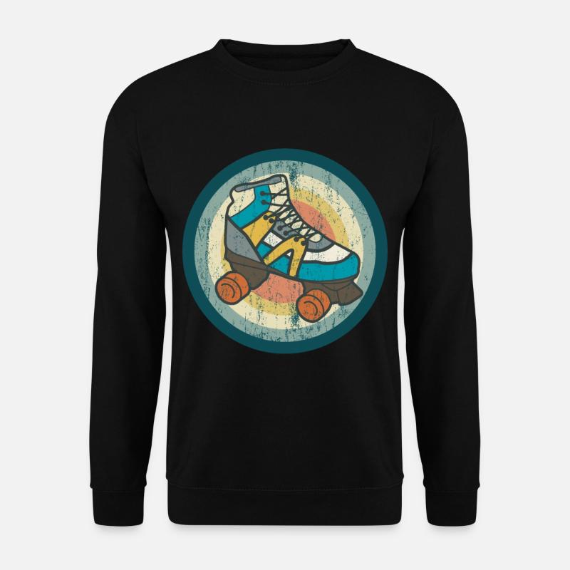 Roller Skates Roller Skating Vintage Skate Gift - Unisex Sweatshirt - black