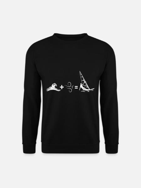 Windsurfen - Unisex Pullover - Schwarz