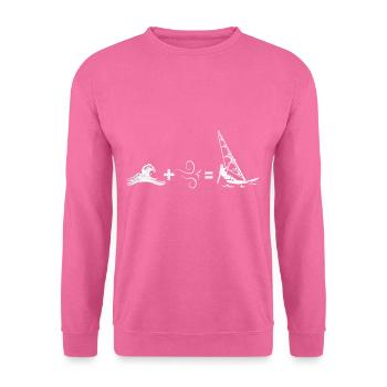 Windsurfen - Unisex Pullover - Pink - Vorne