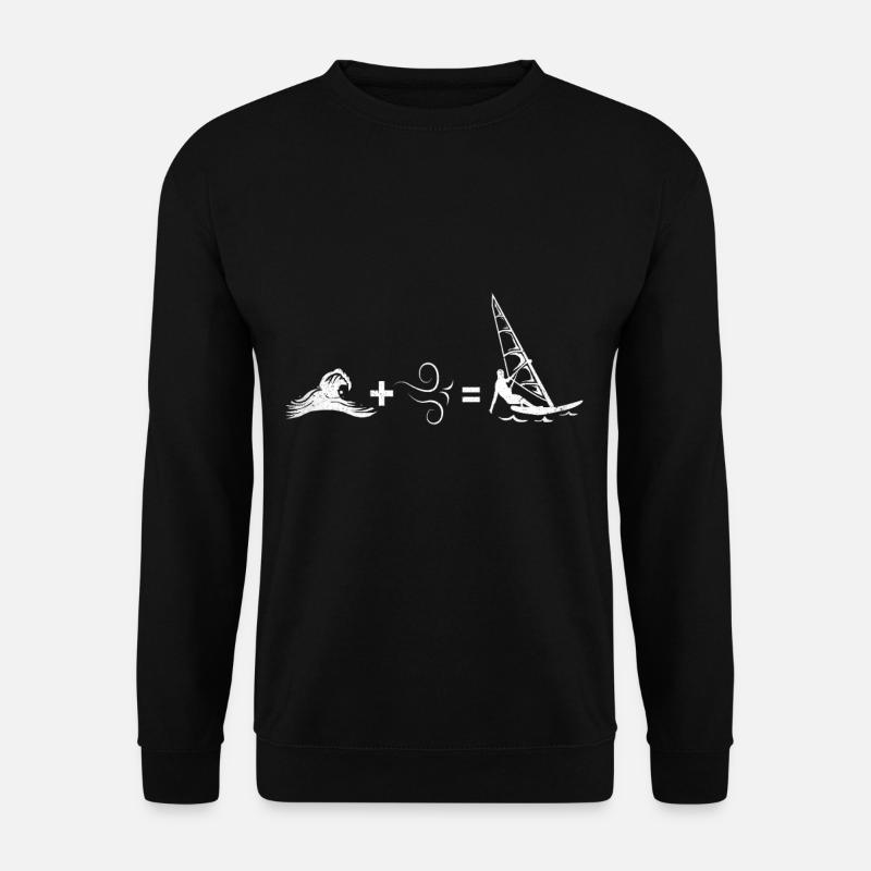 Windsurfen - Unisex Pullover - Schwarz
