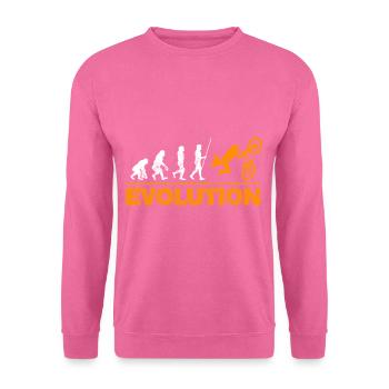 Fahrrad Evolution - Unisex Pullover - Pink - Vorne