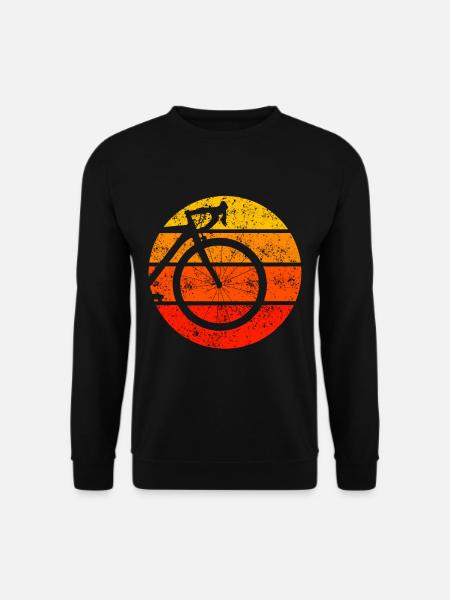 Retro Fahrrad - Unisex Pullover - Schwarz