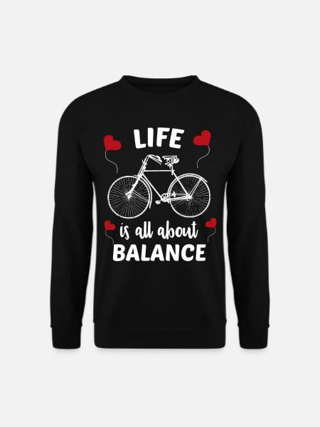 Vélo vélo - Sweat-shirt Unisexe - noir