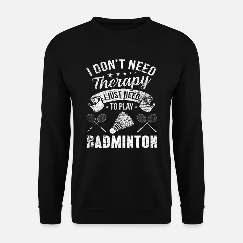 badminton - Sweat-shirt Unisexe - noir