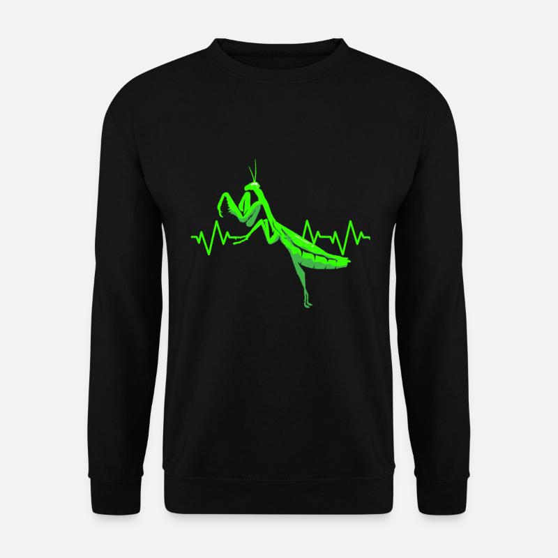 Gottesanbeterin Entomologie Insekt Zoologie Spruch - Unisex Pullover - Schwarz