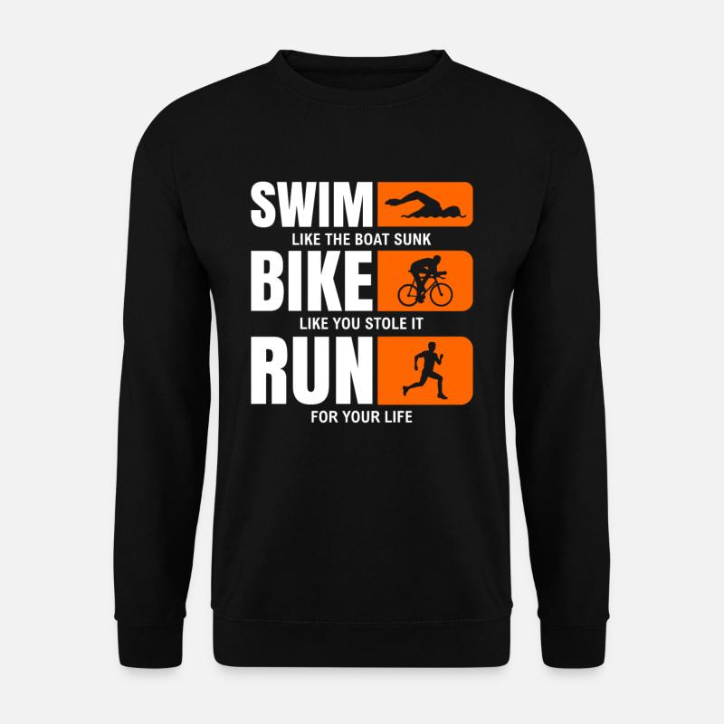 Triathlet - Unisex Pullover - Schwarz