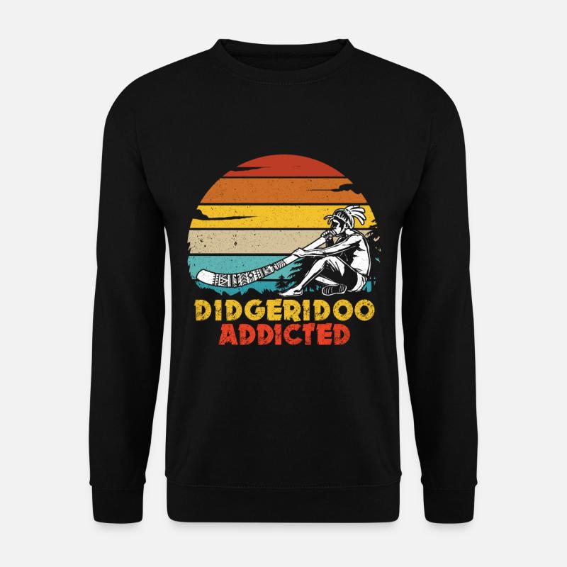 Didgeridoo - Unisex Pullover - Schwarz