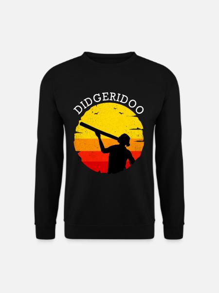 Didgeridoo - Sweat-shirt Unisexe - noir