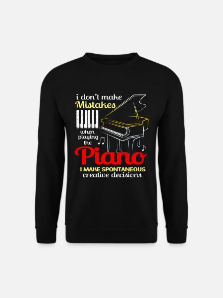 Piano - Unisex Sweatshirt - black