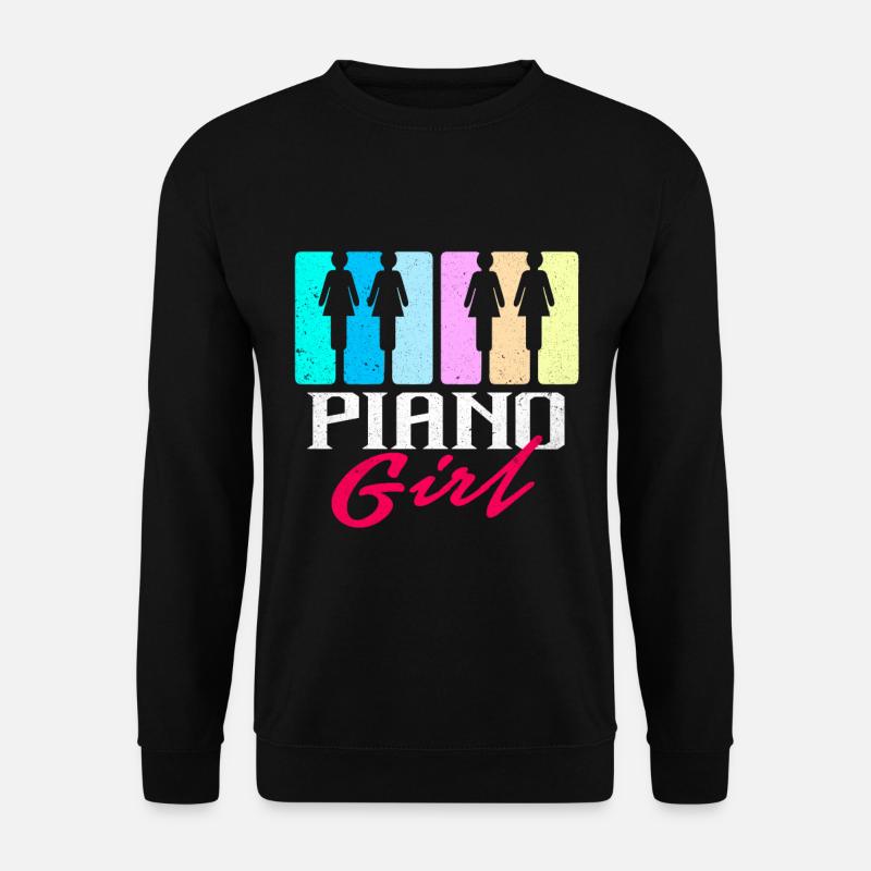 Piano - Unisex Sweatshirt - black