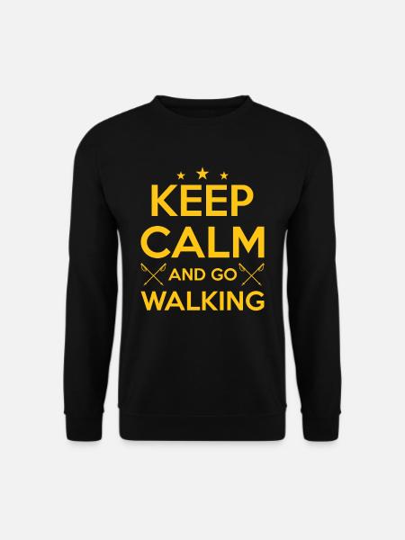 Nordic Walking Spazieren - Unisex Sweatshirt - black