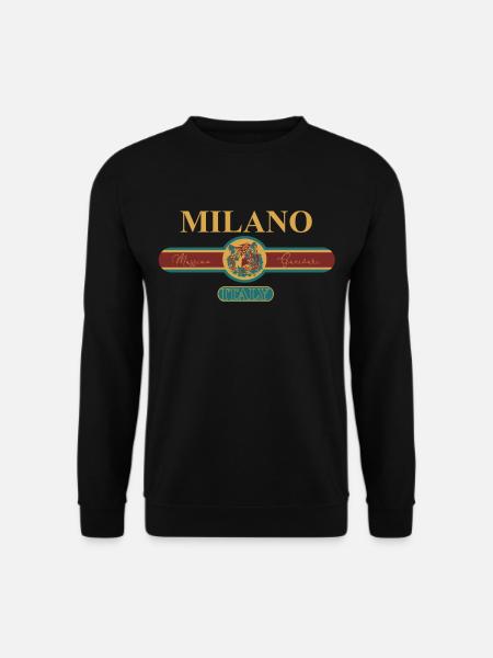 Mailand Milan Milano Italien Italienisch Stadt - Unisex Pullover - Schwarz