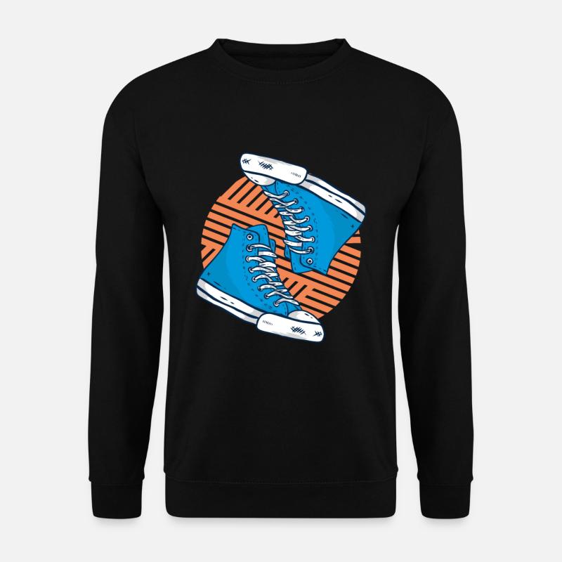 Cooles Sneaker Motiv Summer Vibes - Unisex Pullover - Schwarz