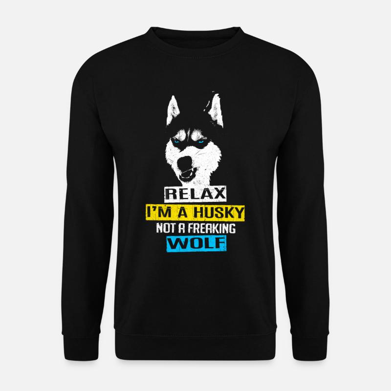 Husky - Unisex Sweatshirt - black
