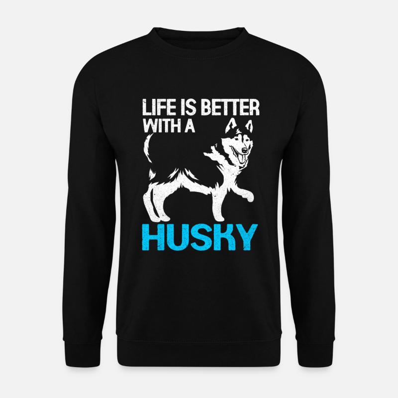 Husky - Unisex Sweatshirt - black