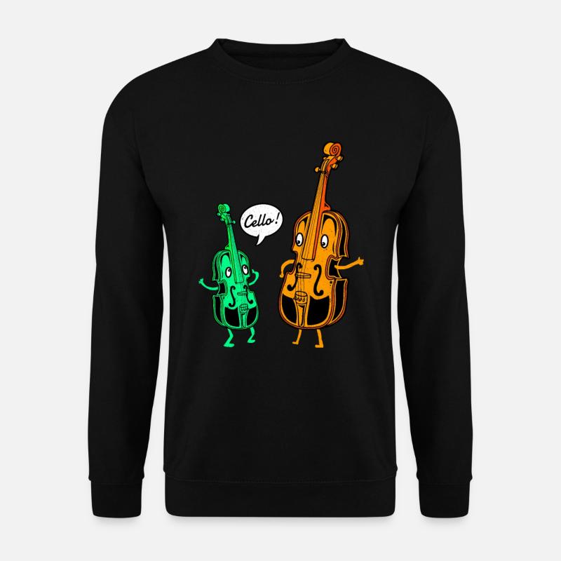 Violoncelle - Sweat-shirt Unisexe - noir