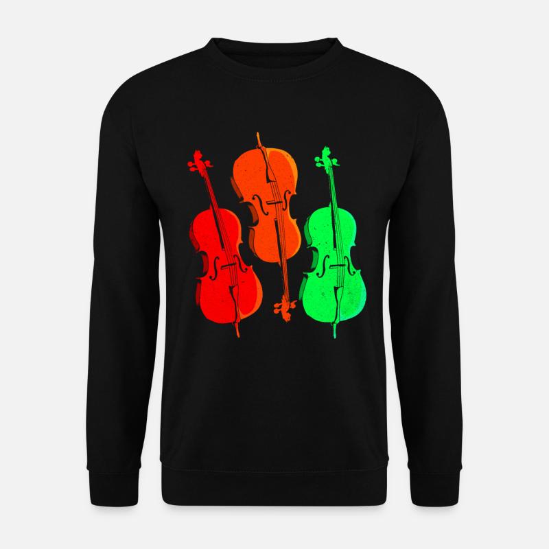 Cello - Unisex Pullover - Schwarz