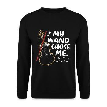 Cello - Unisex Pullover - Schwarz - Vorne - Alina (178cm) & Michal (187cm)