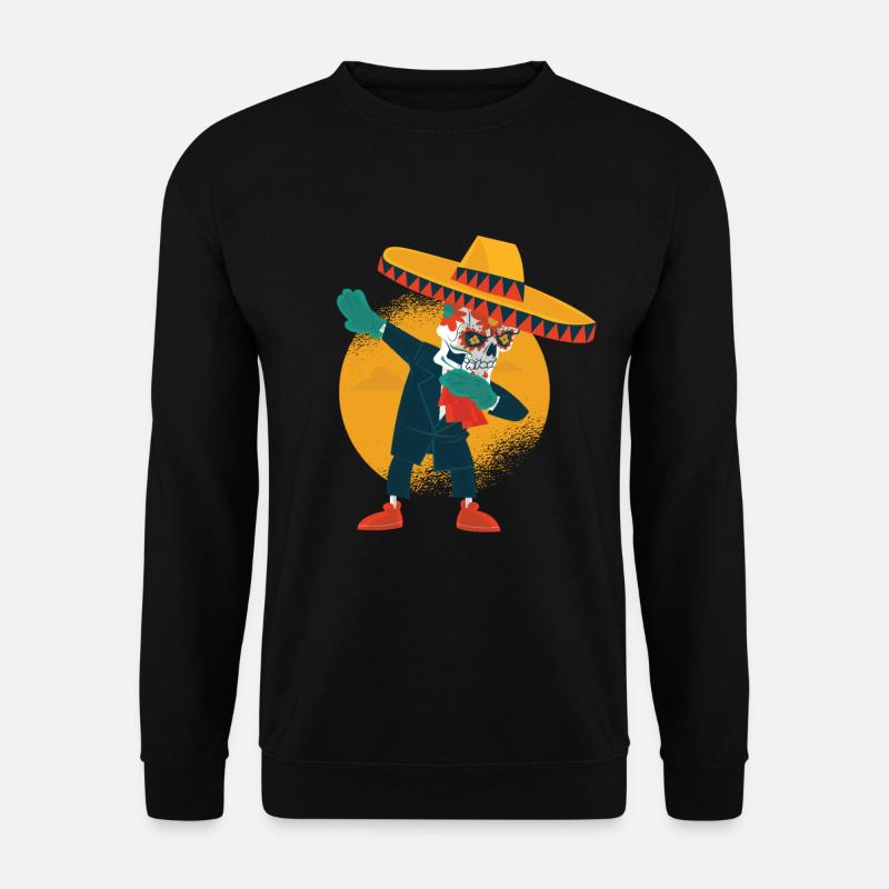 Mexiko Skull Dabb - Unisex Pullover - Schwarz