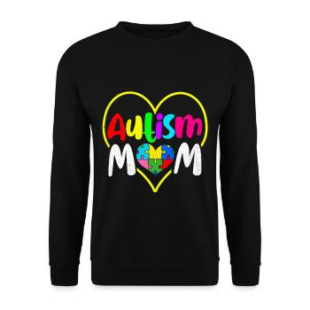Autisme - Sweat-shirt Unisexe - noir - Devant - Alina (178cm) & Michal (187cm)